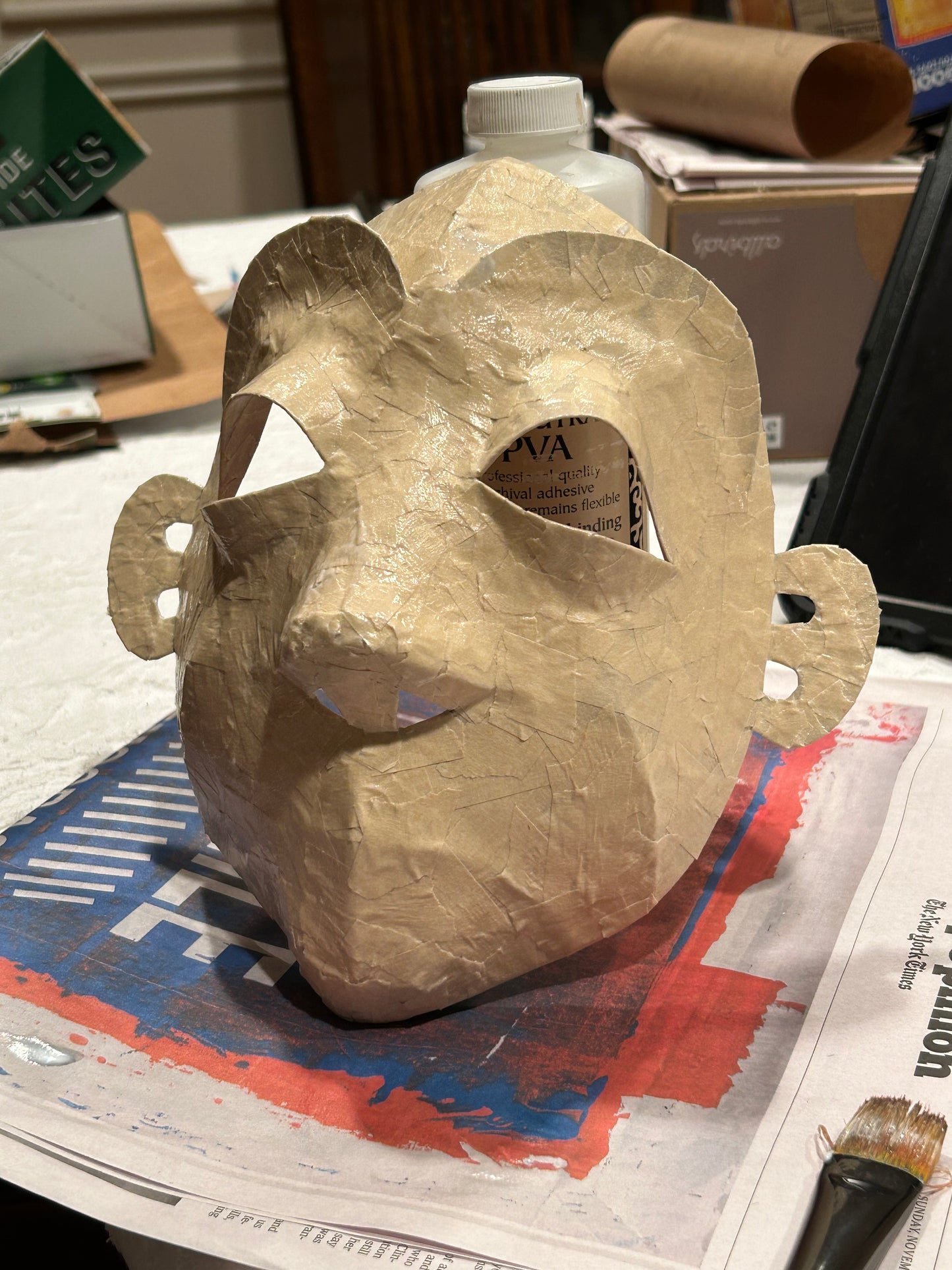 The Papier-Maché Mask Template