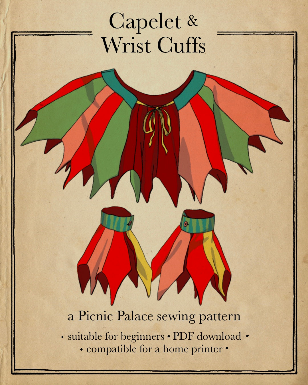 The Capelet and Wrist Cuff Pattern